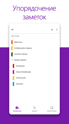 Screenshot of the application OneNote - #3