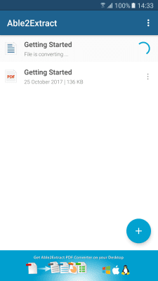 Screenshot of the application Able2Extract PDF Converter - #4
