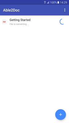 Screenshot of the application Able2Doc PDF to Word - #3