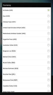 Screenshot of the application Currency converter from Anetcom - #2