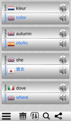 Screenshot of the application Easy Language Translator - #7