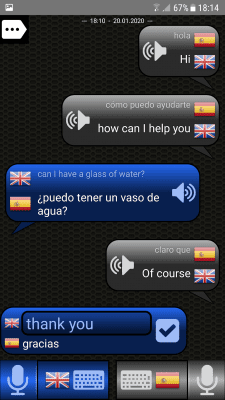 Screenshot of the application Conversation interpreter - #1