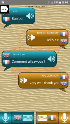 Screenshot of the application Conversation interpreter - #4