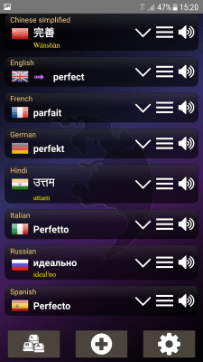 Screenshot of the application Q Multi Language Translator - #5