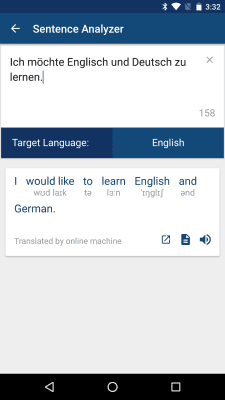 Screenshot of the application German English Dictionary & Translator - #4