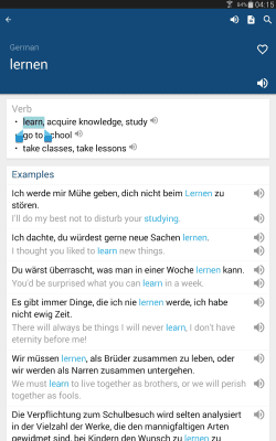 Screenshot of the application German English Dictionary & Translator - #7
