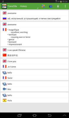 Screenshot of the application TransZilla Translator - #3