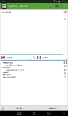 Screenshot of the application TransZilla Translator - #6