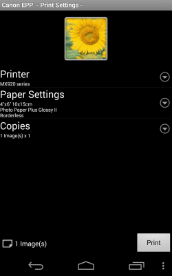 Screenshot of the application Canon Easy-PhotoPrint - #3
