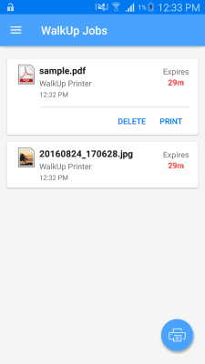 Screenshot of the application Micro Focus iPrint - #1