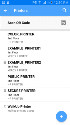 Screenshot of the application Micro Focus iPrint - #3