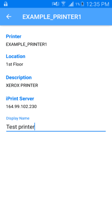 Screenshot of the application Micro Focus iPrint - #4