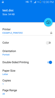 Screenshot of the application Micro Focus iPrint - #5