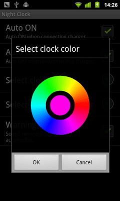 Screenshot of the application Night watches - #5