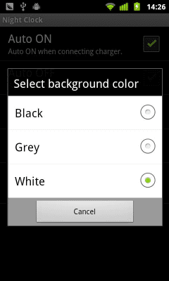 Screenshot of the application Night watches - #6