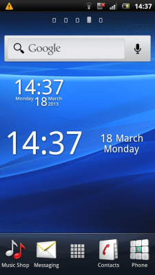 Screenshot of the application A simple digital clock - #1