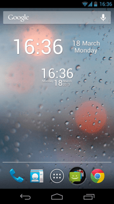 Screenshot of the application A simple digital clock - #2
