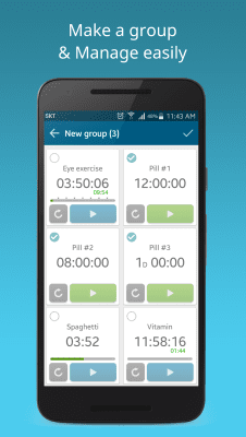 Screenshot of the application Multi Timer Stopwatch - #7