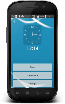 Screenshot of the application Timer and Stopwatch - #1