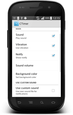 Screenshot of the application Timer and Stopwatch - #6
