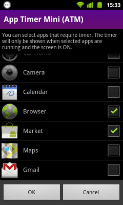 Screenshot of the application Mini application timer (ATM) - #4