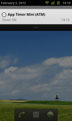 Screenshot of the application Mini application timer (ATM) - #6