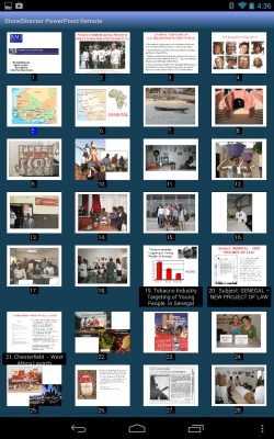 Screenshot of the application ShowDirector PowerPoint Remote - #3