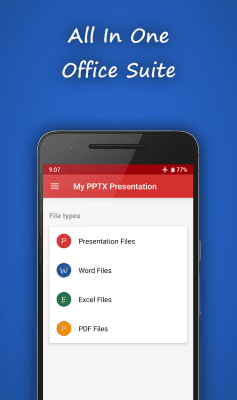 Screenshot of the application My PPTX presentation - #1