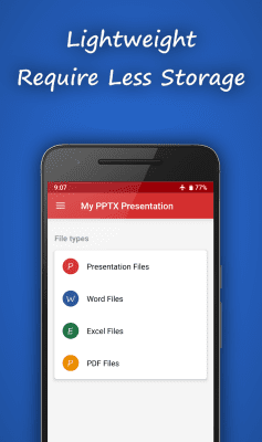Screenshot of the application My PPTX presentation - #7