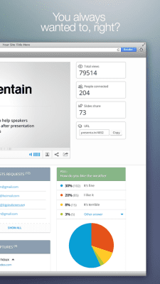 Screenshot of the application Presentain - #5