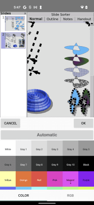 Screenshot of the application AndrOpen Office - #3