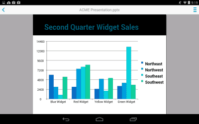 Screenshot of the application Documents To Go - For BES12 - #5