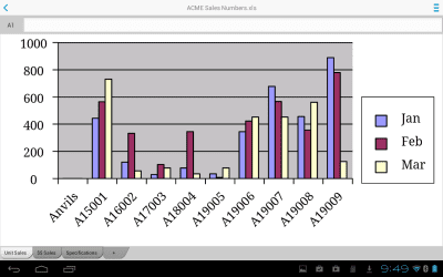 Screenshot of the application Documents To Go - For BES12 - #7