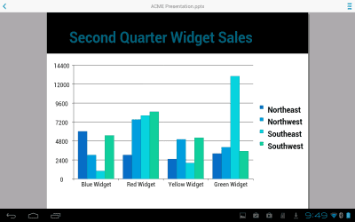 Screenshot of the application Documents To Go - For BES12 - #8