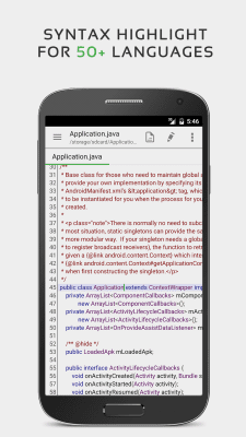 Screenshot of the application QuickEdit Text Editor - #1