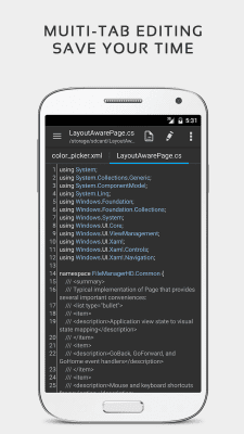 Screenshot of the application QuickEdit Text Editor - #4