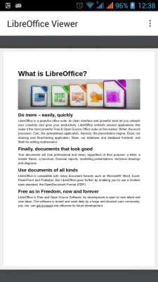 Screenshot of the application LibreOffice - #1