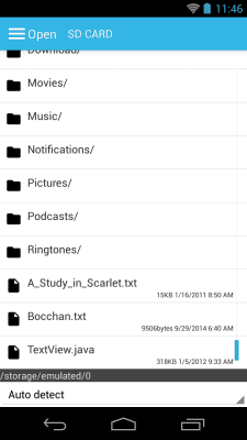 Screenshot of the application Jota+ (Text Editor) - #5