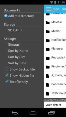 Screenshot of the application Jota+ (Text Editor) - #6