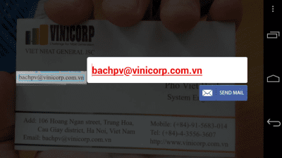 Screenshot of the application Mail & Phone Reader - #5