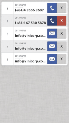 Screenshot of the application Mail & Phone Reader - #6