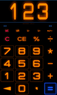 Screenshot of the application MAGMA Calculator - #2