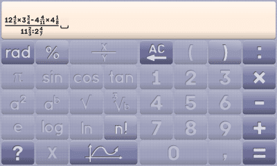 Screenshot of the application MY calculator Free - #1