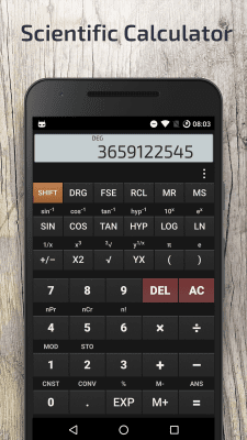 Screenshot of the application My Calc: Scientific Calculator - #1