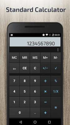 Screenshot of the application My Calc: Scientific Calculator - #3
