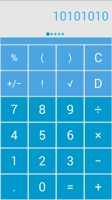 Screenshot of the application Solo Scientific calculator - #2