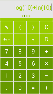 Screenshot of the application Solo Scientific calculator - #3