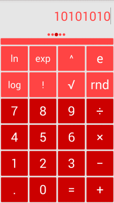 Screenshot of the application Solo Scientific calculator - #5