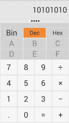 Screenshot of the application Solo Scientific calculator - #8