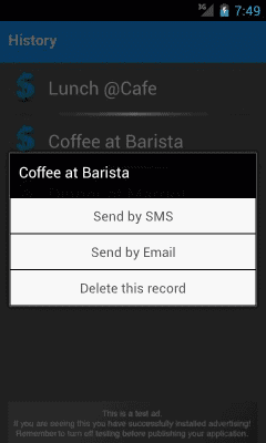 Screenshot of the application Tip Calculator Classic - #6